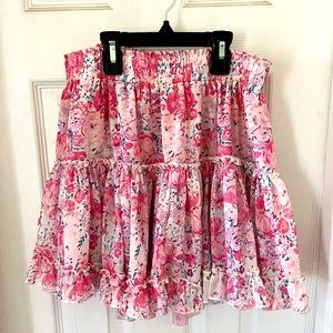 Sweet Honey Clothing Women’s Pink Floral Skirt